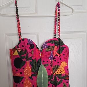 FARM Rio Vibrant Pink Maxi Dress